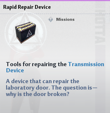 Rapid Repair Device