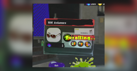 Splatoon 3 - Re-Rolling Gear