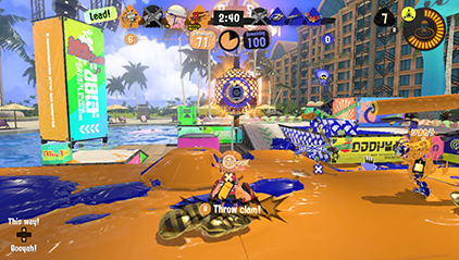 Splatoon 3 - Clam Blitz Gameplay