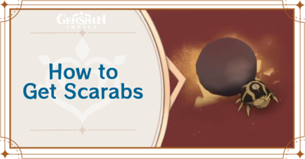 Genshin Impact - Scarab Locations and Farming Route