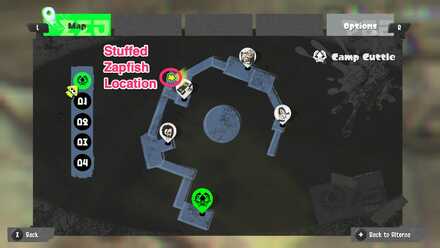 camp cuttle collectibles map
