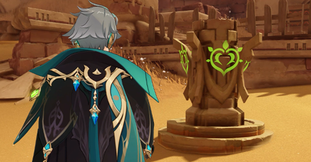 Genshin Impact Chapter 4 Act 4 King Deshret and the Three Magi - Pillar Puzzle in the Mysterious Ruins - How to Unlock - Complete Cry from the Eleazar Hospital