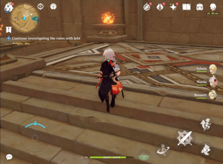 continue exploring ruins 1