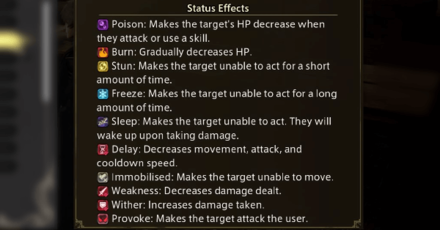 Status Effects