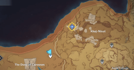 Genshin - Dreams Beneath the Searing Sand - Go to Khaj-Nisut