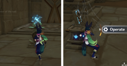 Genshin - Dreams Beneath the Searing Sand - Activate the Mechanism in the Center of the Hall