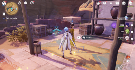 Genshin - Talk to Sania