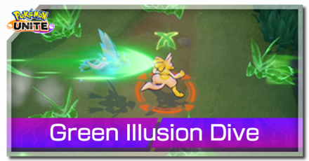 Pokemon UNITE - Green Illusion Dive Banner