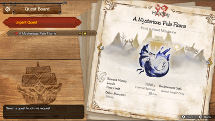 MH Rise Sunbreak - A Mysterious Pale Flame