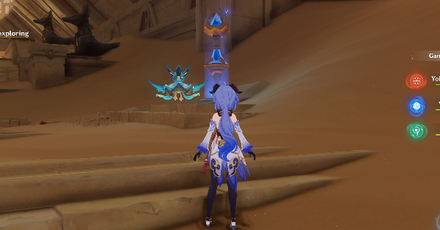 Genshin - The Mausoleum of King Deshret waypoint 1