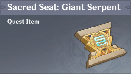 Genshin Impact - How to Get Sacred Seal Giant Serpent and Effects