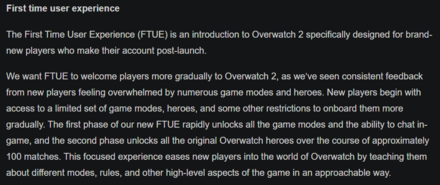 Overwatch 2 - First Time User Experience