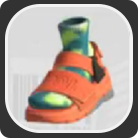 Orange Dadfoot Sandals