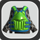 Lime Battlecrab Shell