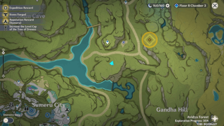 Genshin -  Head to the objective marker east of the waypoint