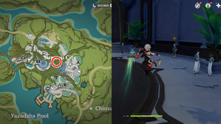 Genshin - Head back to  the Akademiya at Sumeru City and find Nabil