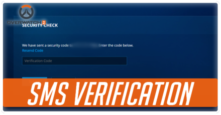 Overwatch 2 - SMS Verification Banner