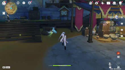 Genshin - Head to the area with the bulletin board