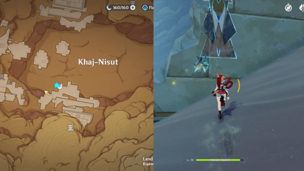 Genshin Impact - Desert Illusory Mural 2 Map Location