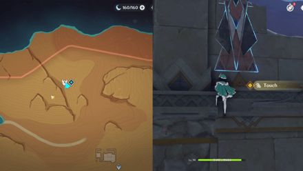 Genshin Impact - Desert Illusory Mural 3 Map Location