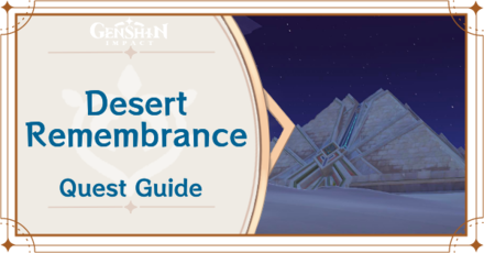 Genshin Impact - Desert