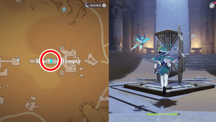 Genshin - Primal Sandglass Map Location 1