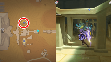 Genshin - Primal Sandglass Map Location 2