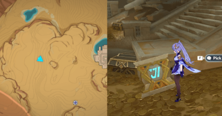 Genshin - Sacred Seal Location 15 - Crocodile Head