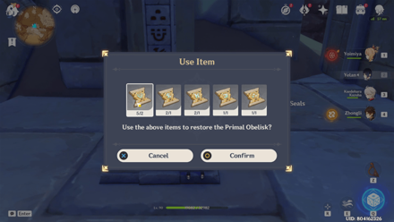 Genshin - Restore the Obelisk with the Required Sacred Seals