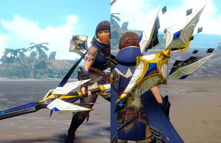 MH Rise Sunbreak - Lost Code: Kiri Long Sword Layered Weapon Image