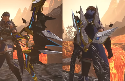 MH Rise Sunbreak - Lost Code: Iru Bow Layered Weapon Image