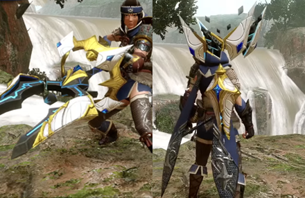 MH Rise Sunbreak - Lost Code: Kera Light Bowgun Layered Weapon Image