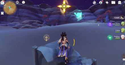 Genshin - The Dune of Elusion Illusory Murals - Defeat enemies