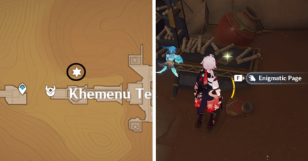 Genshin Impact - Torn Page Locations in Sumeru Desert - A Thousand Nights (VI) - 2
