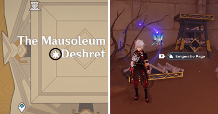 Genshin Impact - Torn Page Locations in Sumeru Desert - A Thousand Nights (V) - 1