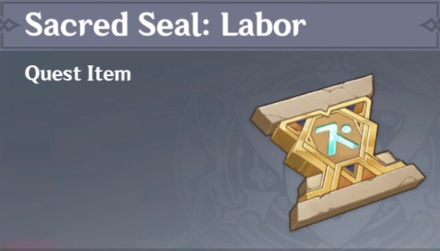 Genshin Impact - How to Get Sacred Seal Labor and Effects