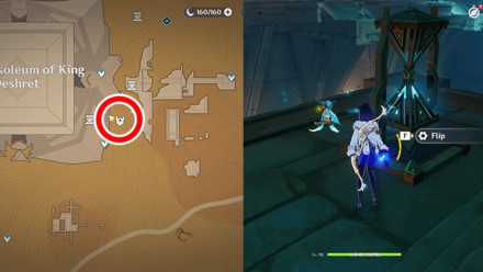 Genshin - Primal Sandglass Map Location 3