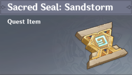 Genshin Impact - How to Get Sacred Seal Sandstorm and Effects
