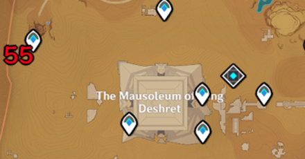 Genshin - Sacred Seal Sandstorm All Locations