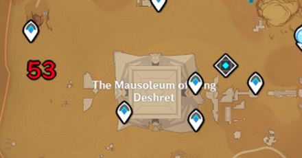 Genshin - Sacred Seal Auricle Great Red Sand Locations