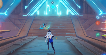 Genshin - pass through the activated device