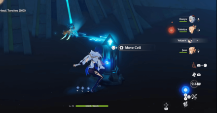 Genshin - move the cell