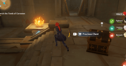 Genshin Impact - Loot the Precious Chest
