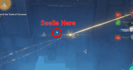 Genshin Impact - Seelie Below the Entrance