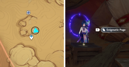 Genshin Impact - Torn Page Locations in Sumeru Desert - A Thousand Nights (V) - 2