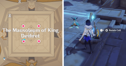 Genshin - rotating cell locations