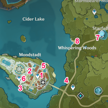 Genshin - Fecund Blessings Day 2 Map