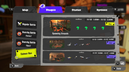 Splatoon 3 - Wildcard Rotation