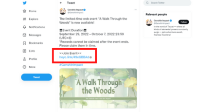 Genshin - How to Access the Web Event