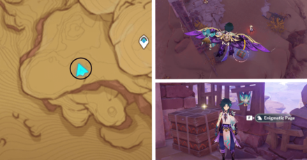 Genshin Impact - Torn Page Locations in Sumeru Desert - A Thousand Nights (IV) - 4